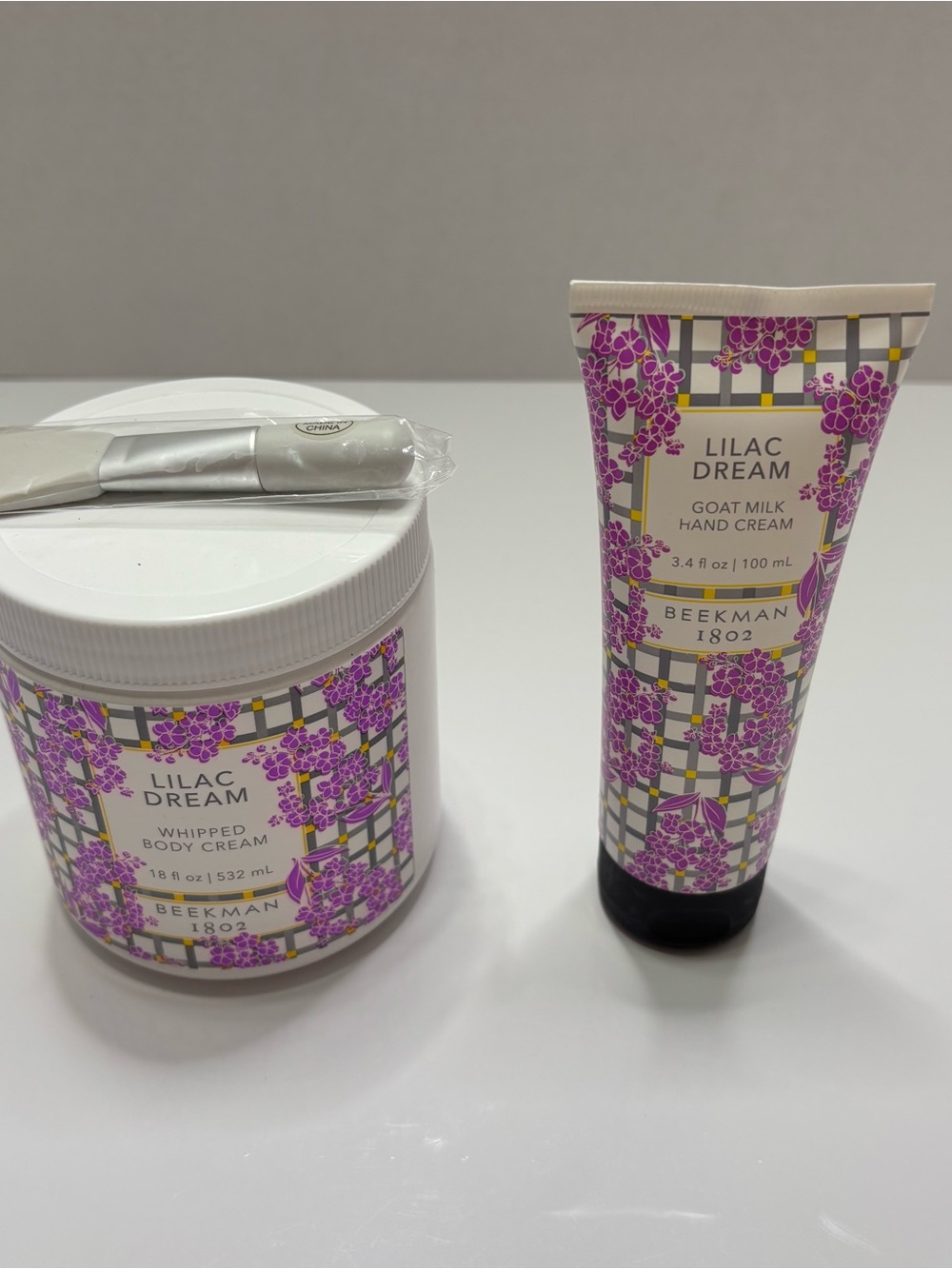 Beekman 1802 Lilac Dream Whipped Body Cream & Hand Cream - Purple Floral - Picture 6 of 6